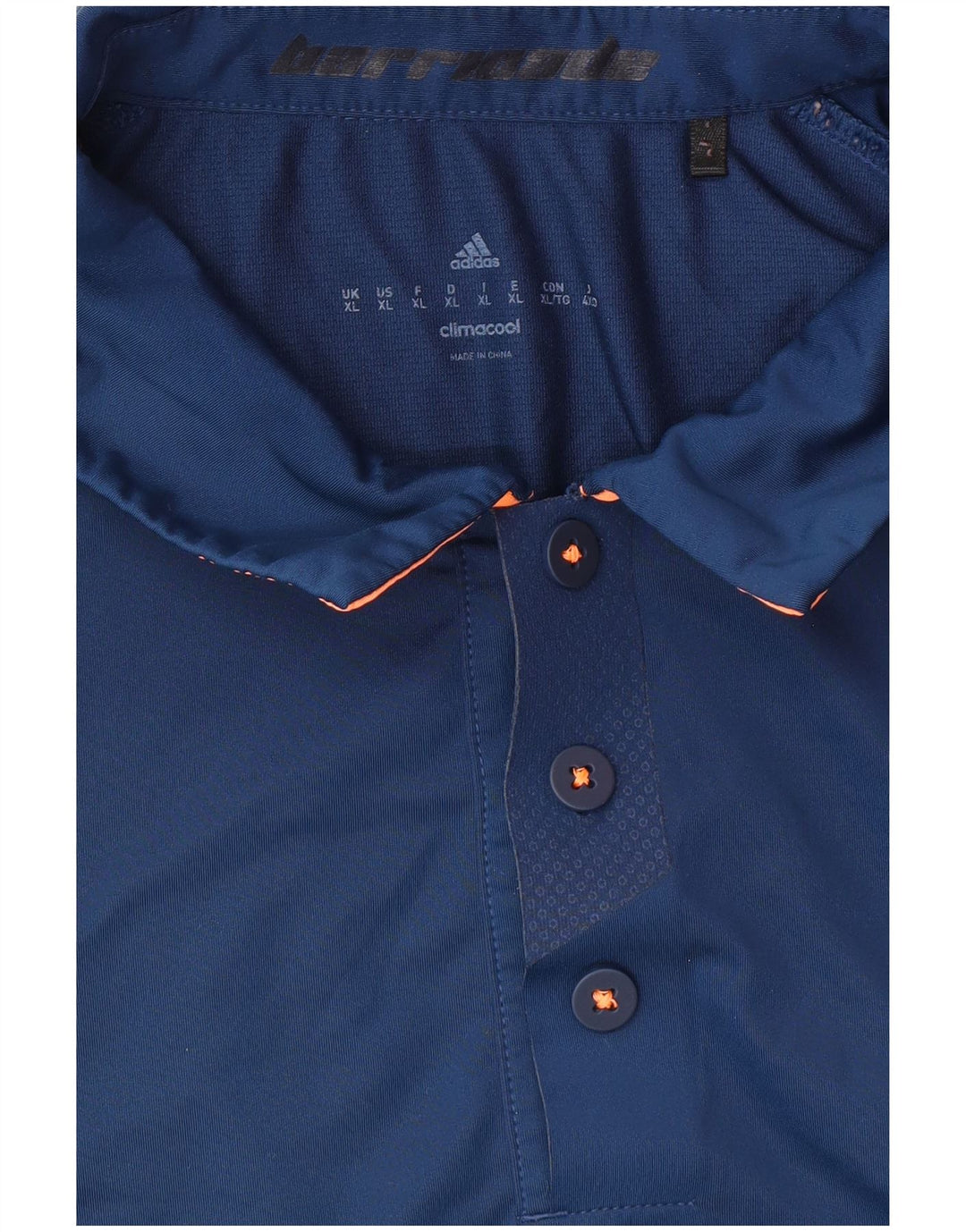 ADIDAS Mens Climacool Polo Shirt XL Blue