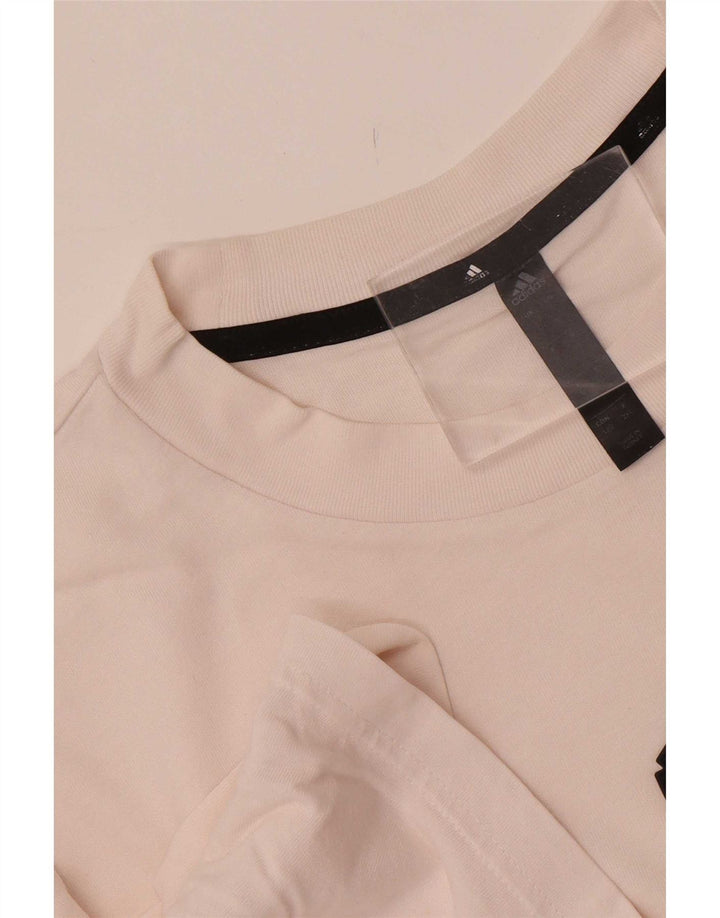 Adidas Mens T-Shirt Top Large White