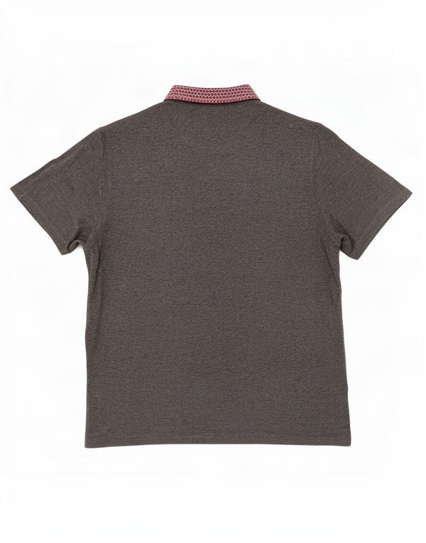 Ted Baker Mens Rugby Polo Shirt Size 7 3XL Grey Cotton