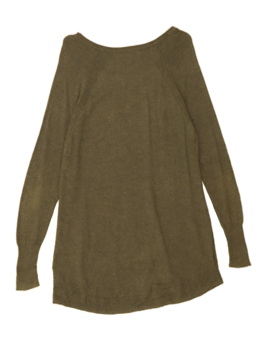 MOSSIMO Womens Boat Neck Jumper Sweater UK 12 Medium Green Nylon Vintage Mossimo and Second-Hand Mossimo from Messina Hembry 