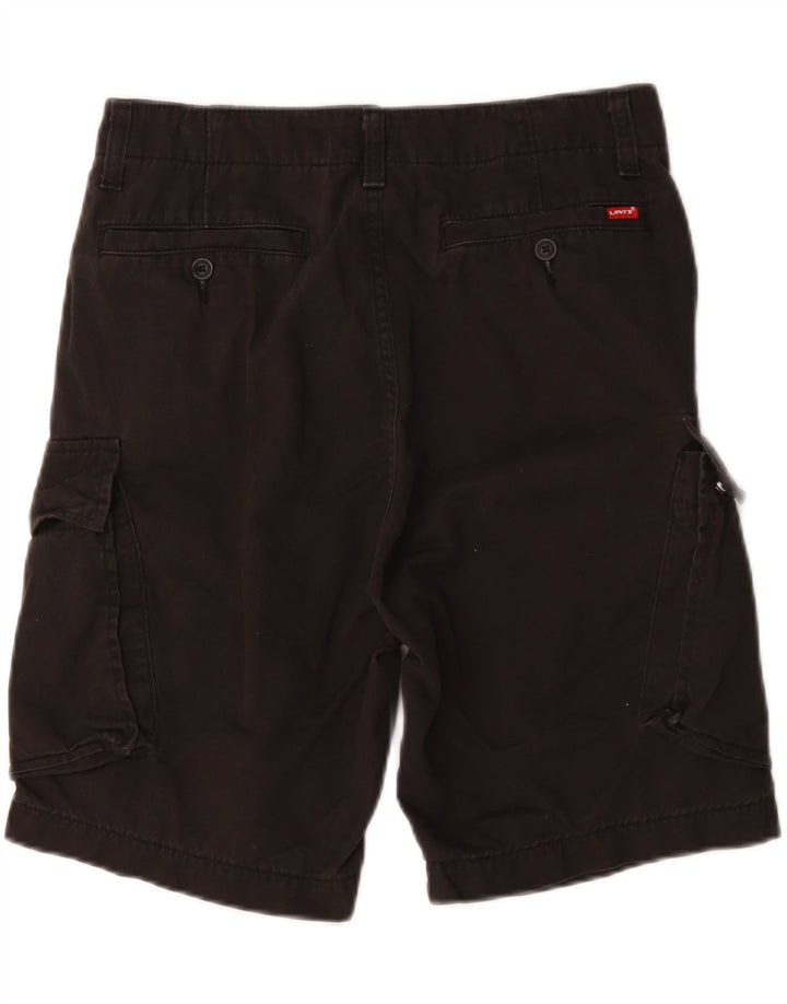 Levi's Mens Cargo Shorts W30 Medium Black Cotton