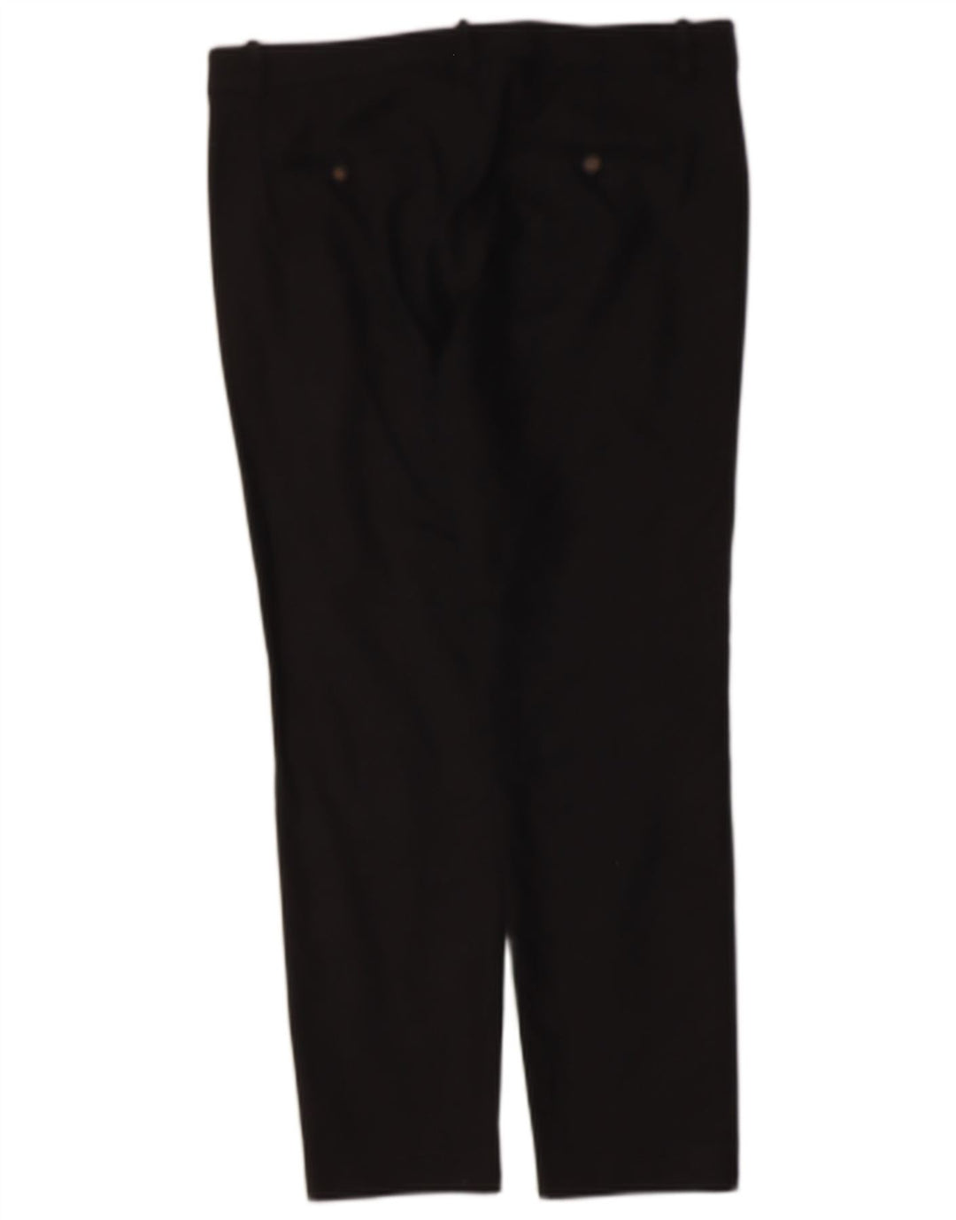 ZARA Womens Slim Chino Trousers EU 40 Medium W30 L27 Black