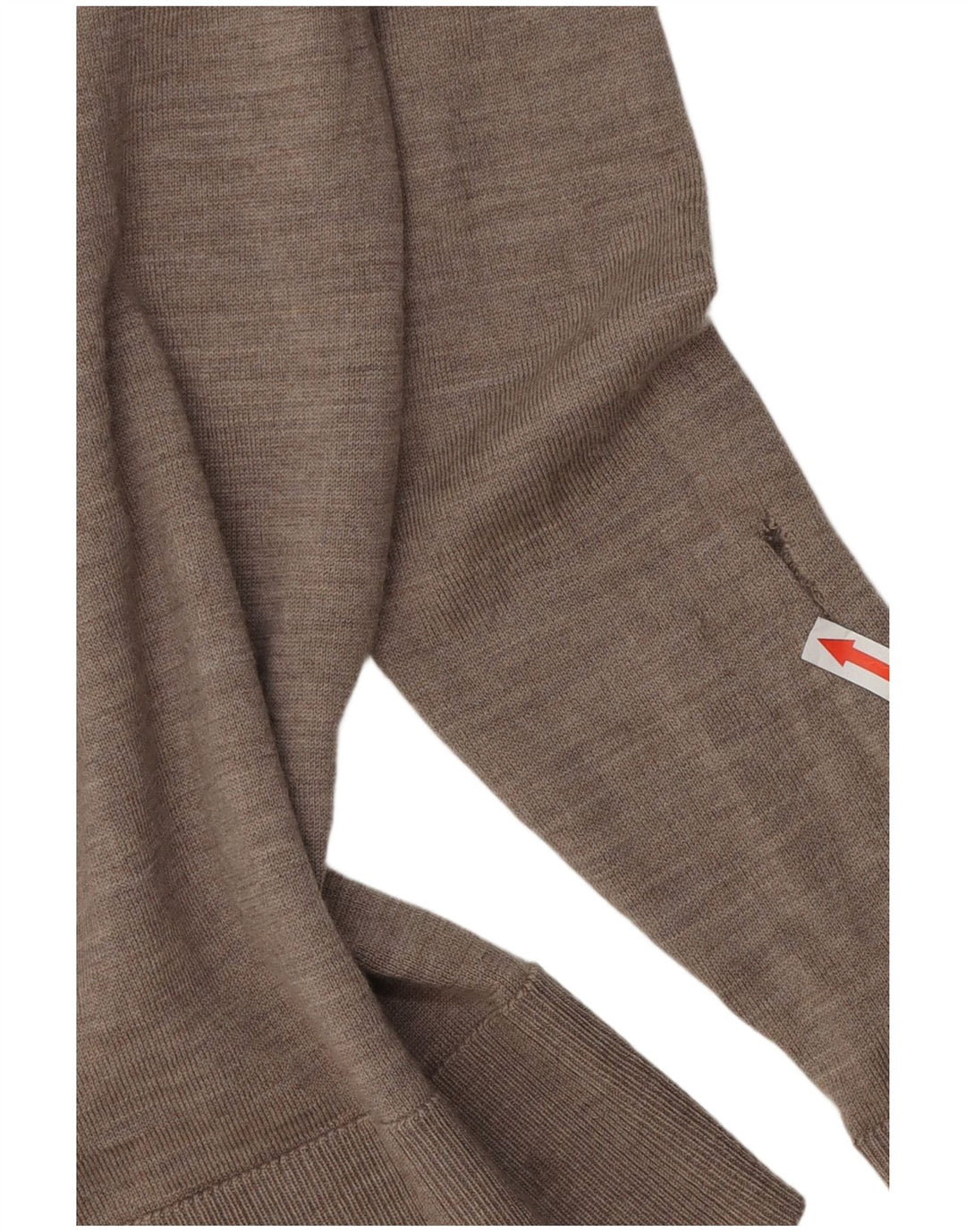 Marks & Spencer Womens Polo Neck Jumper Sweater UK 10 Small Grey