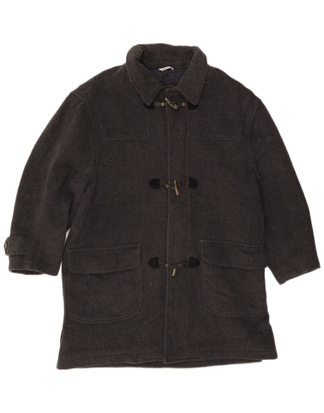 Wampum Mens Duffle Coat UK 40 Large Grey