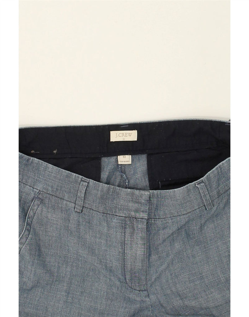 J. CREW Womens Slim Chino Trousers US 10 Large W34 L25  Blue Cotton | Vintage J. Crew | Thrift | Second-Hand J. Crew | Used Clothing | Messina Hembry 