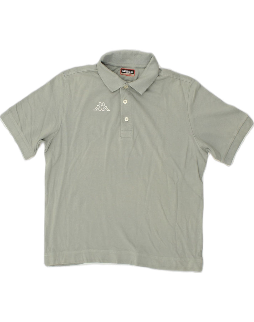 KAPPA Mens Polo Shirt Medium Grey Cotton | Vintage Kappa | Thrift | Second-Hand Kappa | Used Clothing | Messina Hembry 