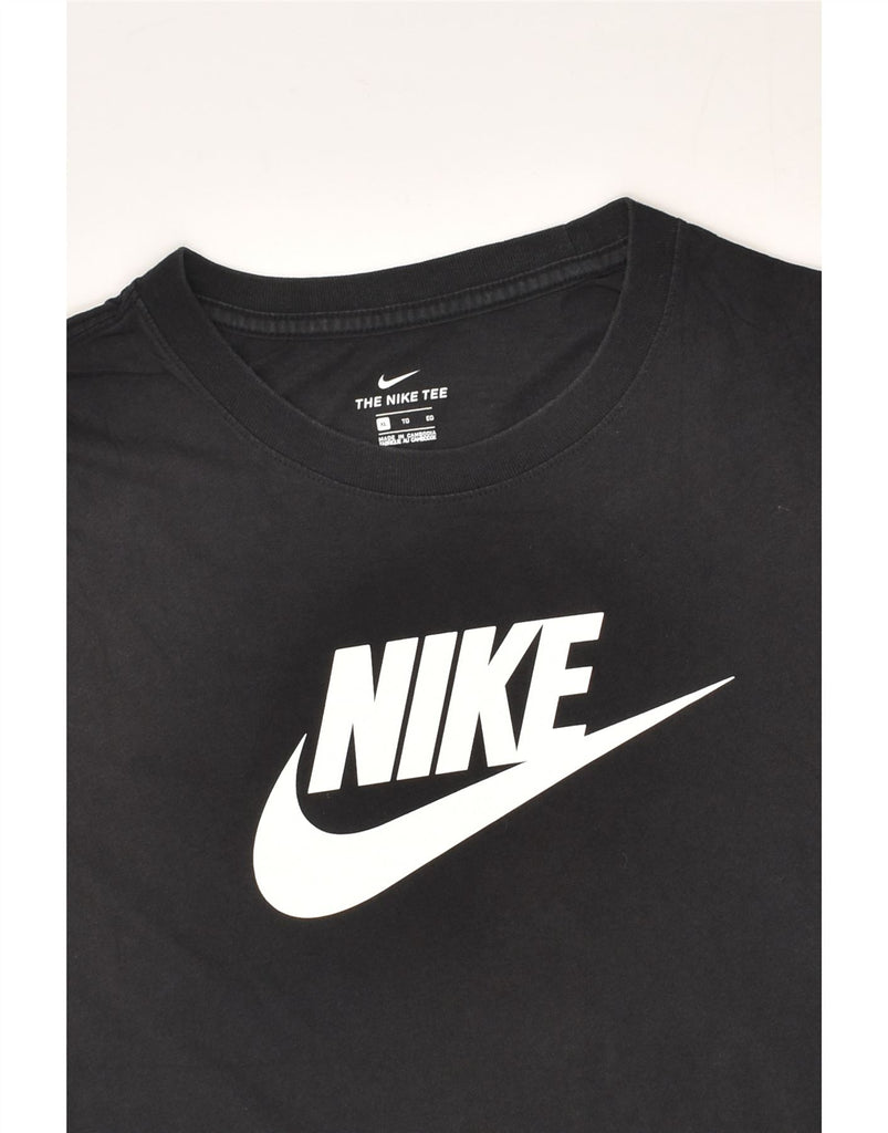 NIKE Mens Graphic T-Shirt Top XL Black Cotton | Vintage Nike | Thrift | Second-Hand Nike | Used Clothing | Messina Hembry 