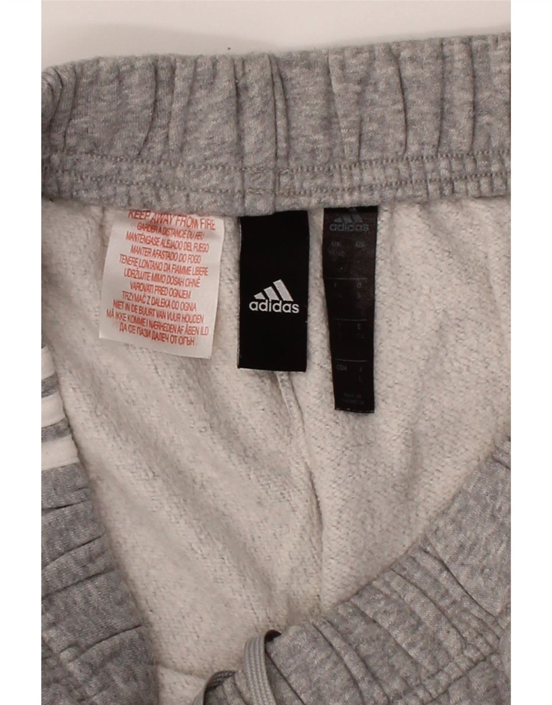 ADIDAS Mens Tracksuit Trousers Joggers Small  Grey Cotton Vintage Adidas and Second-Hand Adidas from Messina Hembry 