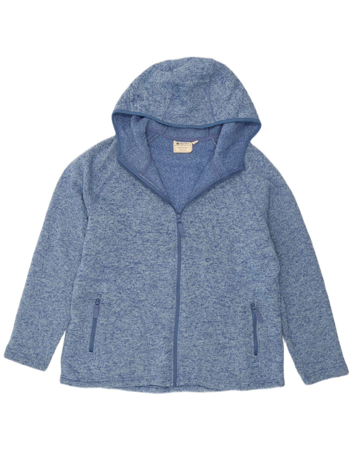 Mountain Warehouse Womens Tracksuit Top Jacket UK 20 2XL Blue Flecked