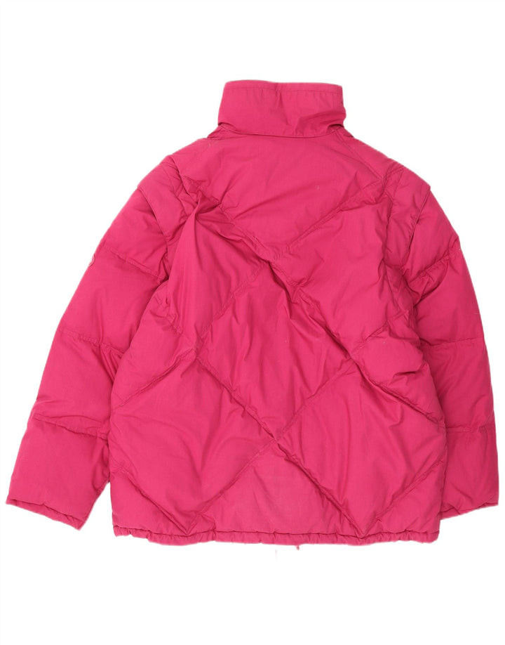 Diadora Mens Reversible Loose Fit Padded Jacket UK 38 Medium Pink Polyester