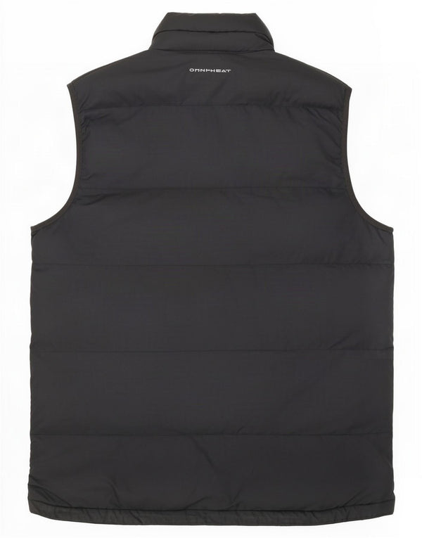 Columbia Mens Omni-Heat Padded Gilet UK 38 Medium Black Polyester