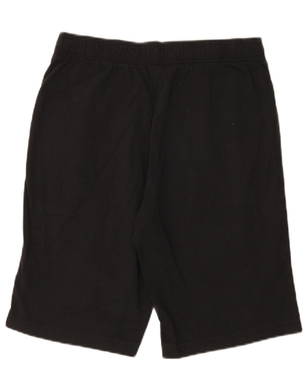 Adidas Boys Graphic Sport Shorts 15-16 Years Black Cotton