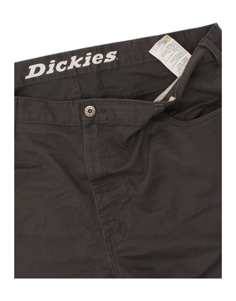 DICKIES Mens Slim Casual Trousers W40 L30 Grey Polyester | Vintage Dickies | Thrift | Second-Hand Dickies | Used Clothing | Messina Hembry 