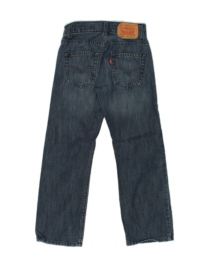 LEVI'S Boys 514 Slim Straight Jeans 7-8 Years W22 L22 Blue Cotton | Vintage Levi's | Thrift | Second-Hand Levi's | Used Clothing | Messina Hembry 