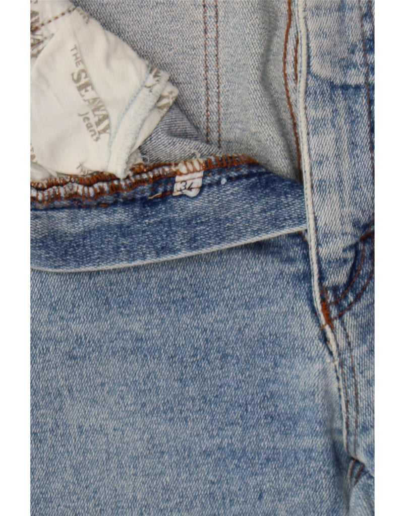 VINTAGE Womens Cropped Jeans EU 34 2XS W25 L26 Blue Vintage Vintage and Second-Hand Vintage from Messina Hembry 