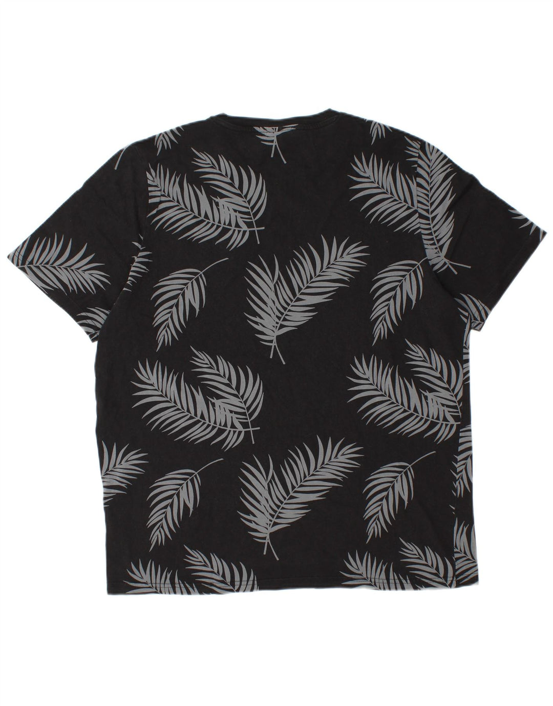 Puma Mens T-Shirt Top Large Black Floral Cotton