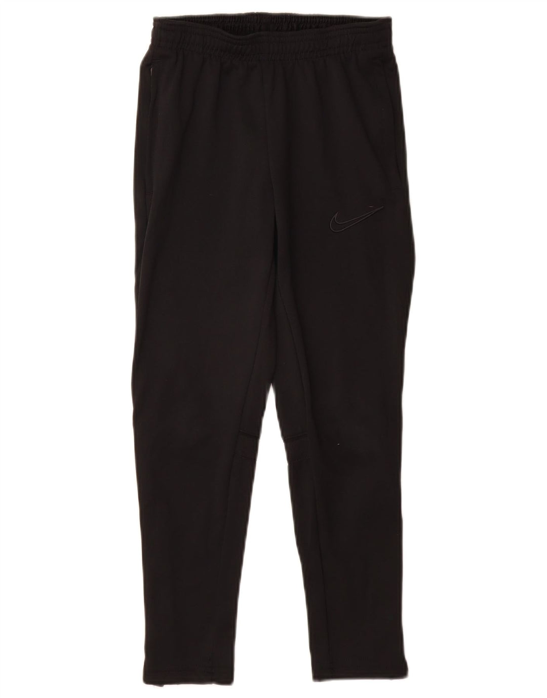 NIKE Boys Tracksuit Trousers 8-9 Years Small Black Polyester