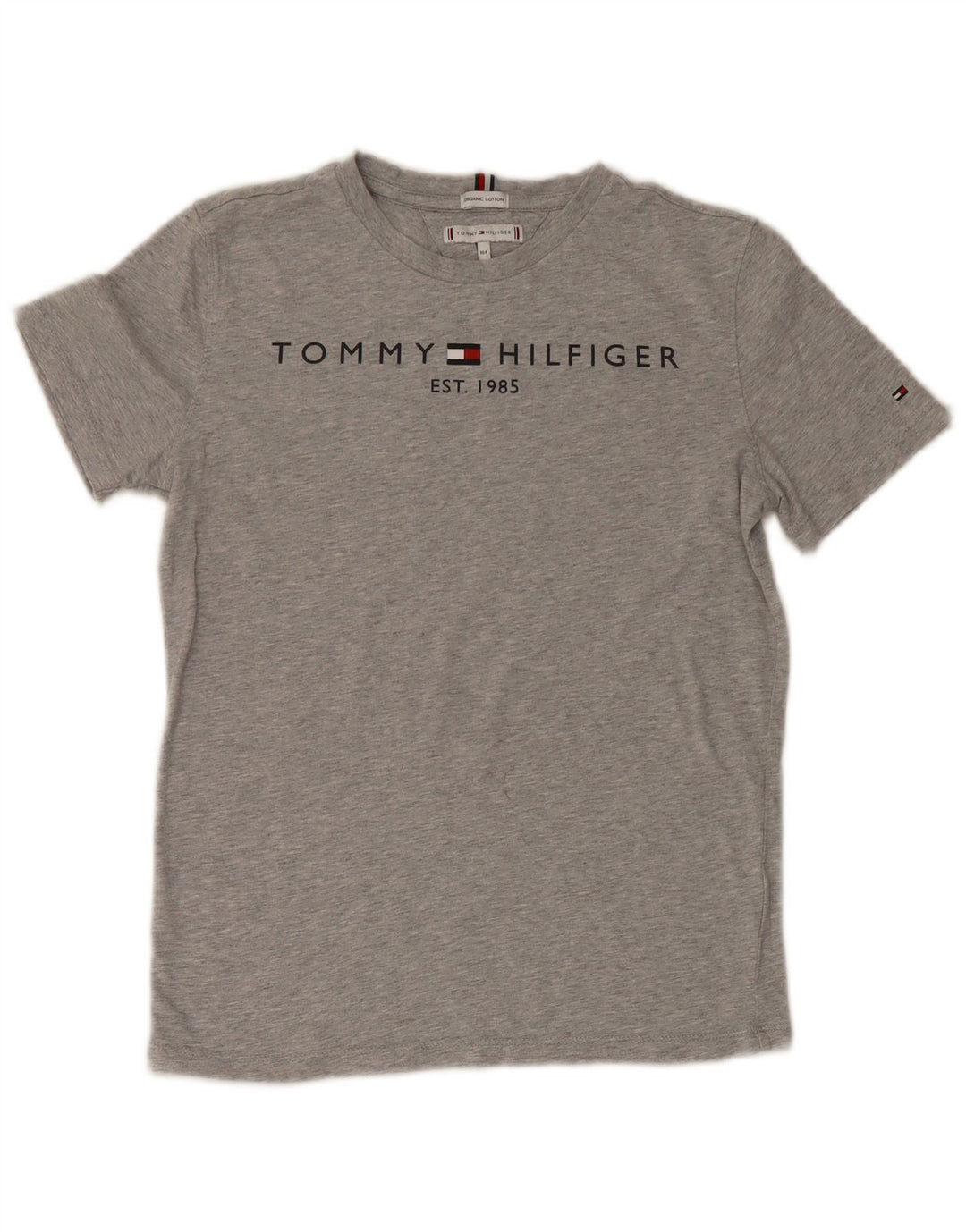 Tommy Hilfiger Boys Regular Graphic T-Shirt Top 11-12 Years Grey