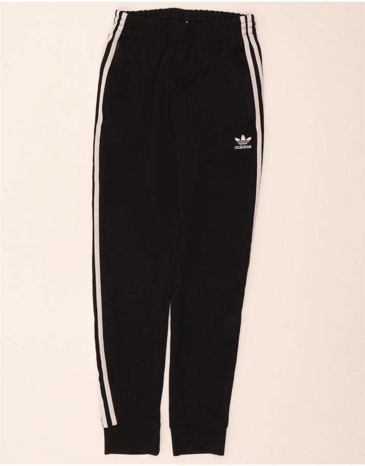 ADIDAS Mens Tracksuit Trousers Joggers XS  Black Polyester
