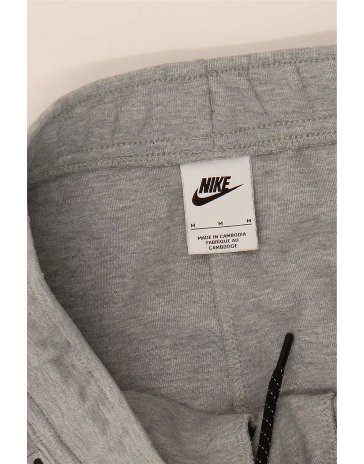 Nike Mens Tracksuit Trousers Joggers Medium Grey Flecked Cotton