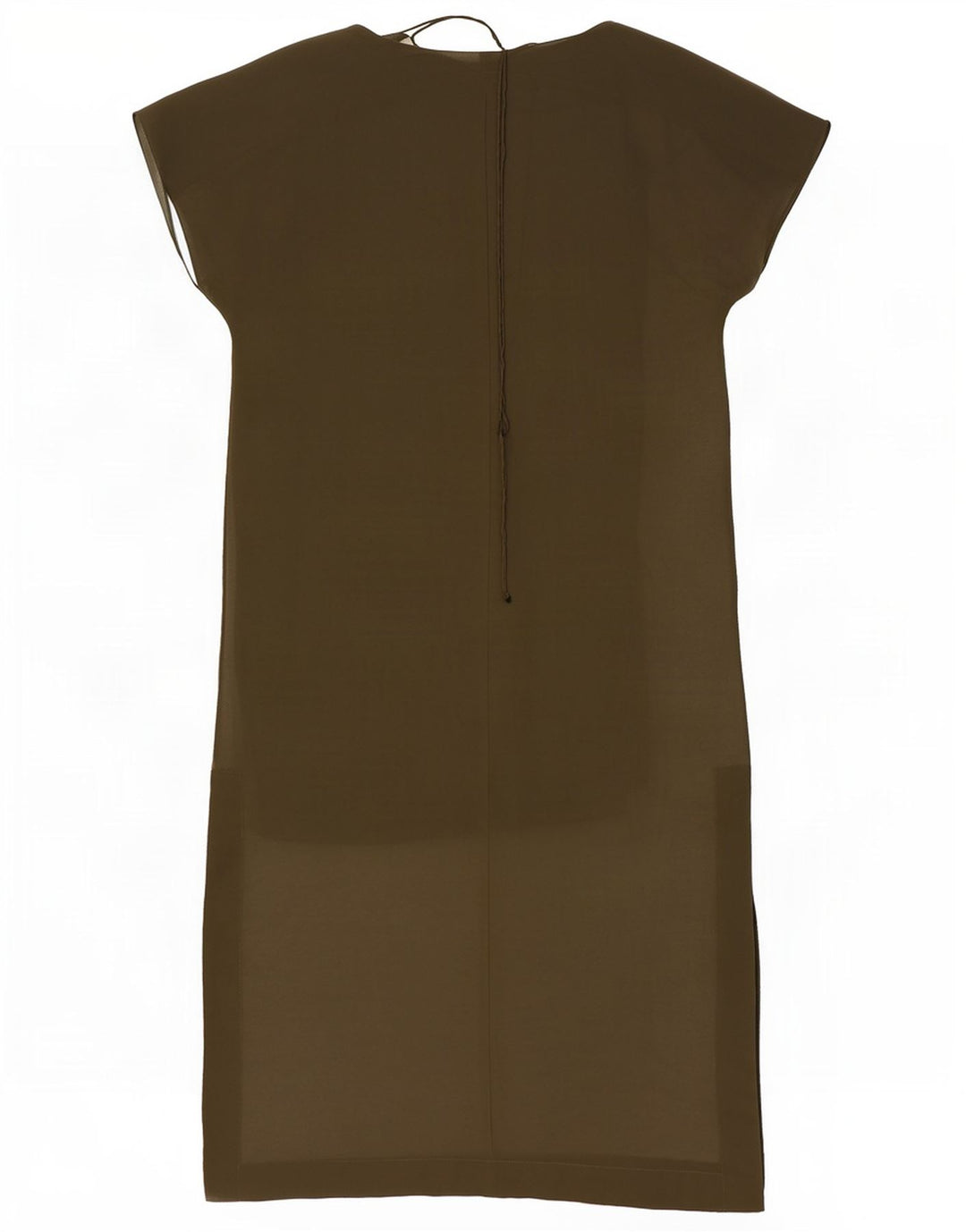 Zara Womens Oversized Shift Dress UK 14 Medium Khaki