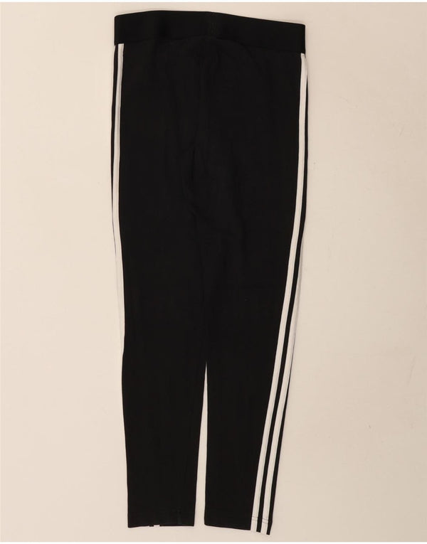 Adidas Womens Leggings UK 12/14 Medium  Black
