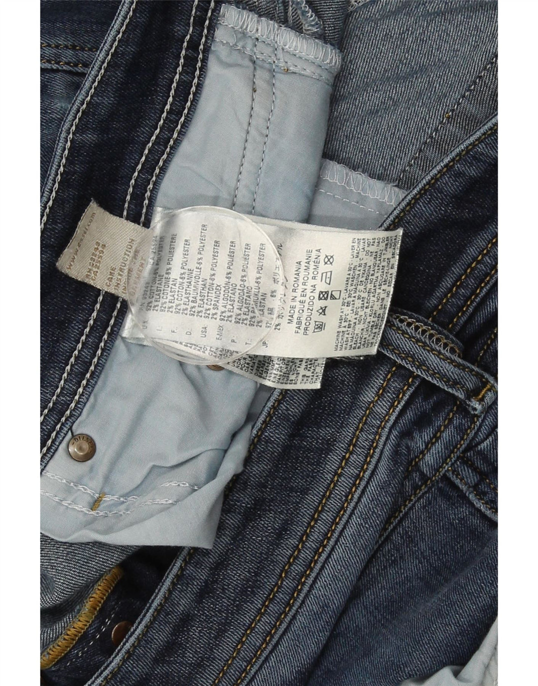 Diesel Mens Skinny Jeans W33 L33 Blue Cotton