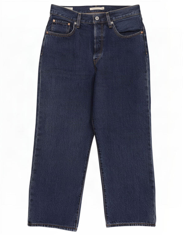 Levi's Womens Ribcage Straight Jeans W30 L27 Blue Cotton