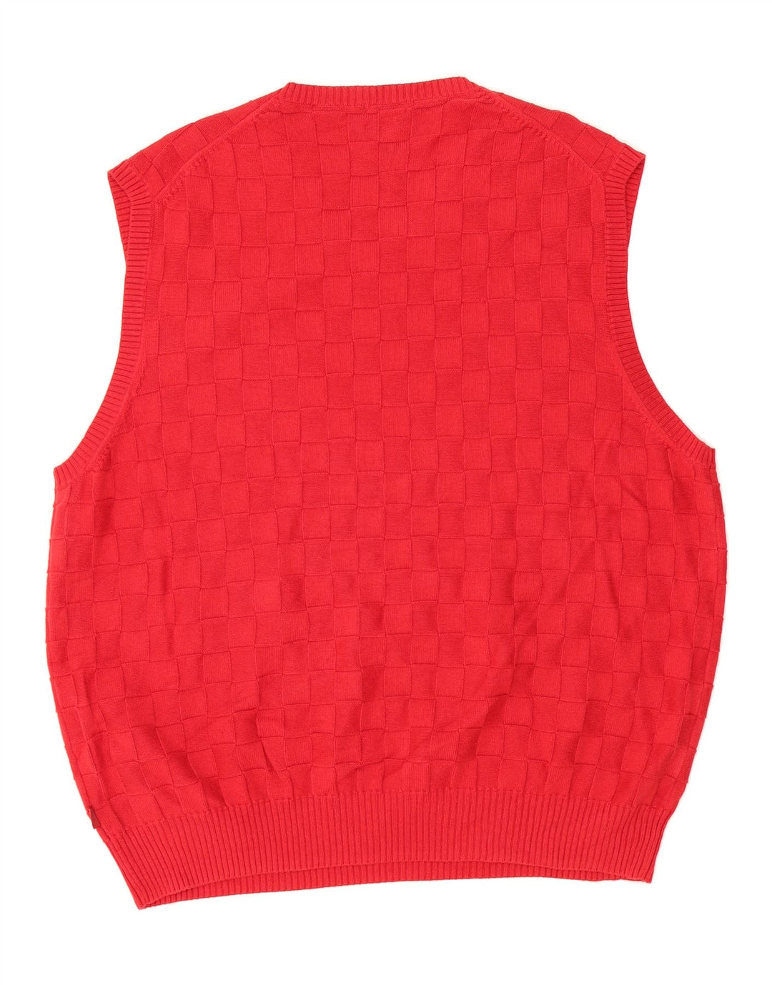IZOD Mens Vest Tank Top XL Red Cotton Vintage Izod and Second-Hand Izod from Messina Hembry 
