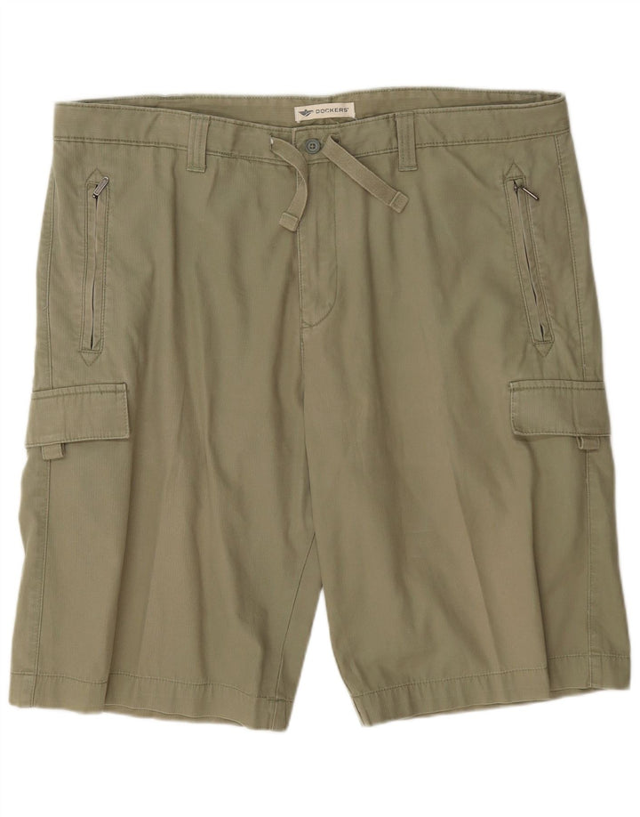 Dockers Mens Cargo Shorts W38 XL Khaki