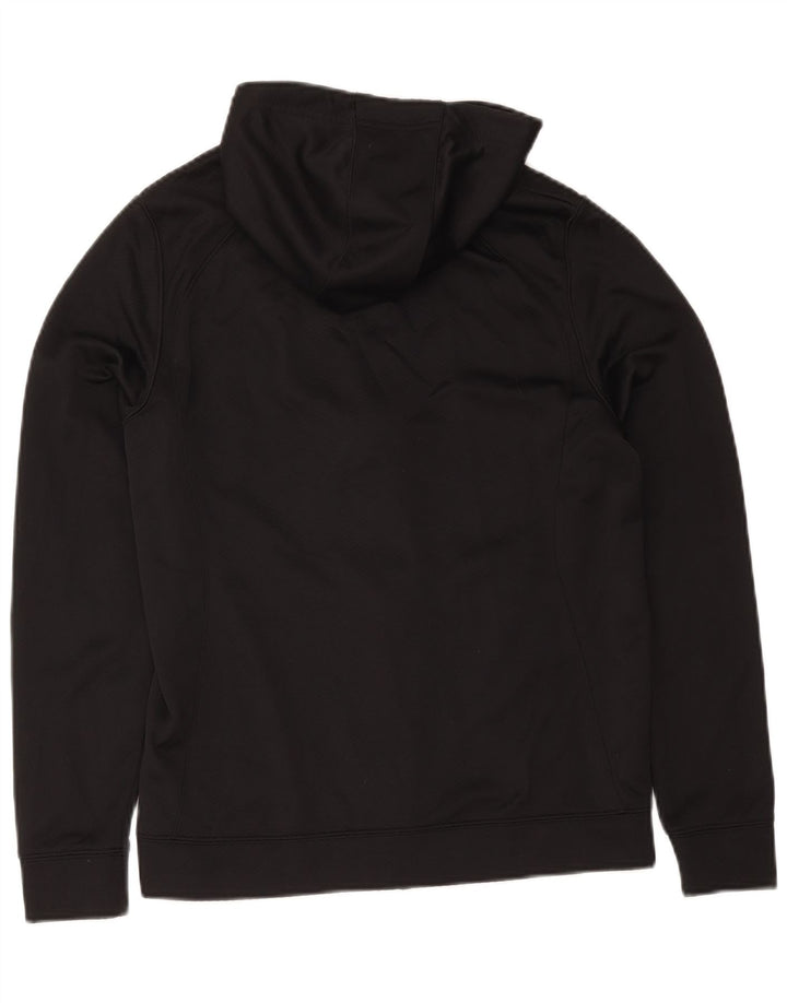 Jordan Mens Dri Fit Zip Hoodie Sweater Medium Black Colourblock Polyester