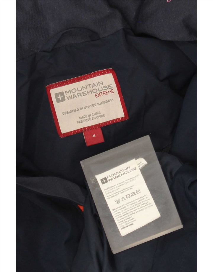 Mountain Warehouse Mens Hooded Windbreaker Jacket UK 38 Medium Navy Blue