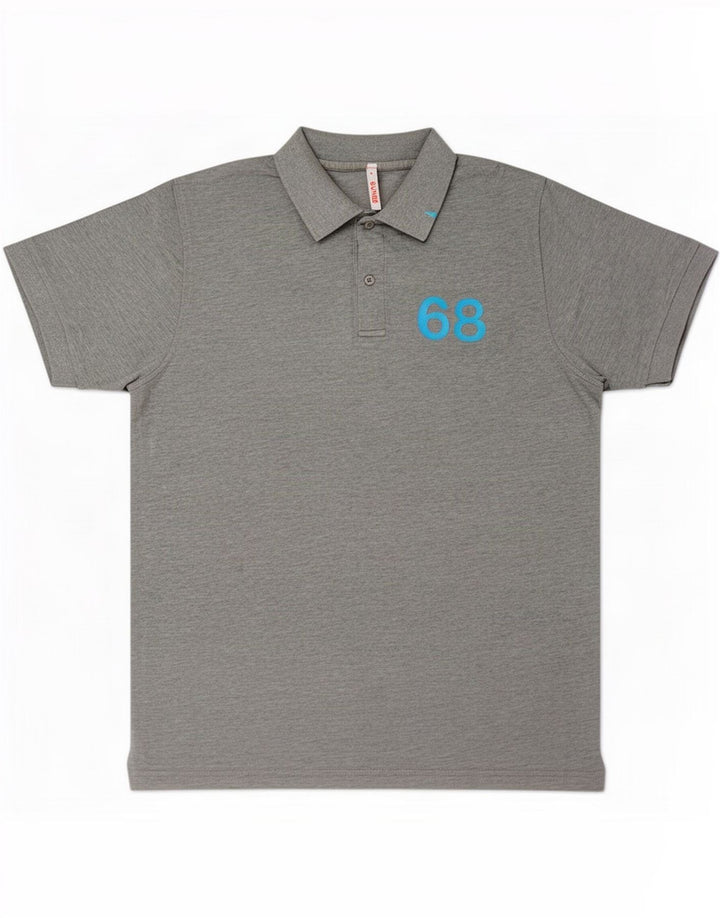 Sun68 Mens Polo Shirt Large Grey Cotton