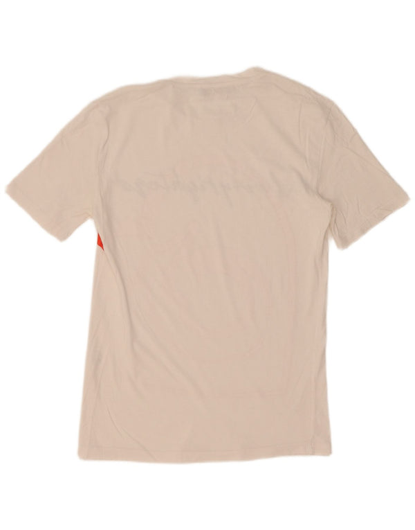 Trussardi Mens Graphic T-Shirt Top 2XS White
