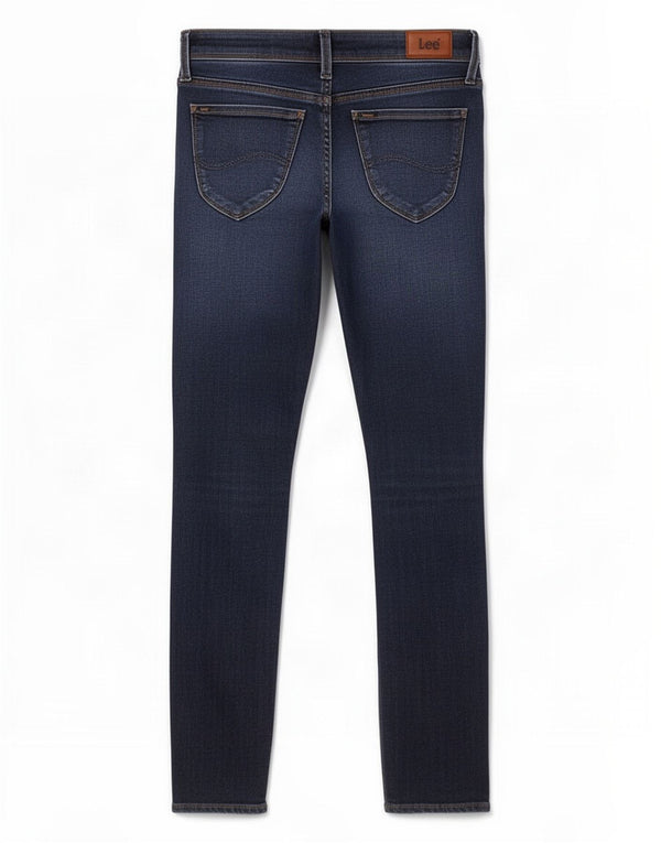 Lee Womens Toxey Skinny Jeans W26 L27 Navy Blue Cotton