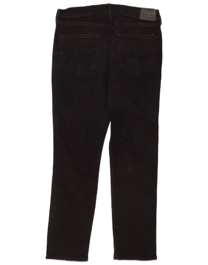 Levi's Mens Denizen Slim Jeans W33 L30 Black Cotton
