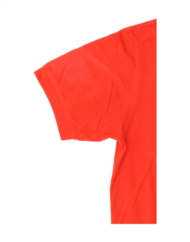 REFRIGIWEAR Mens Polo Shirt Large Orange | Vintage Refrigiwear | Thrift | Second-Hand Refrigiwear | Used Clothing | Messina Hembry 