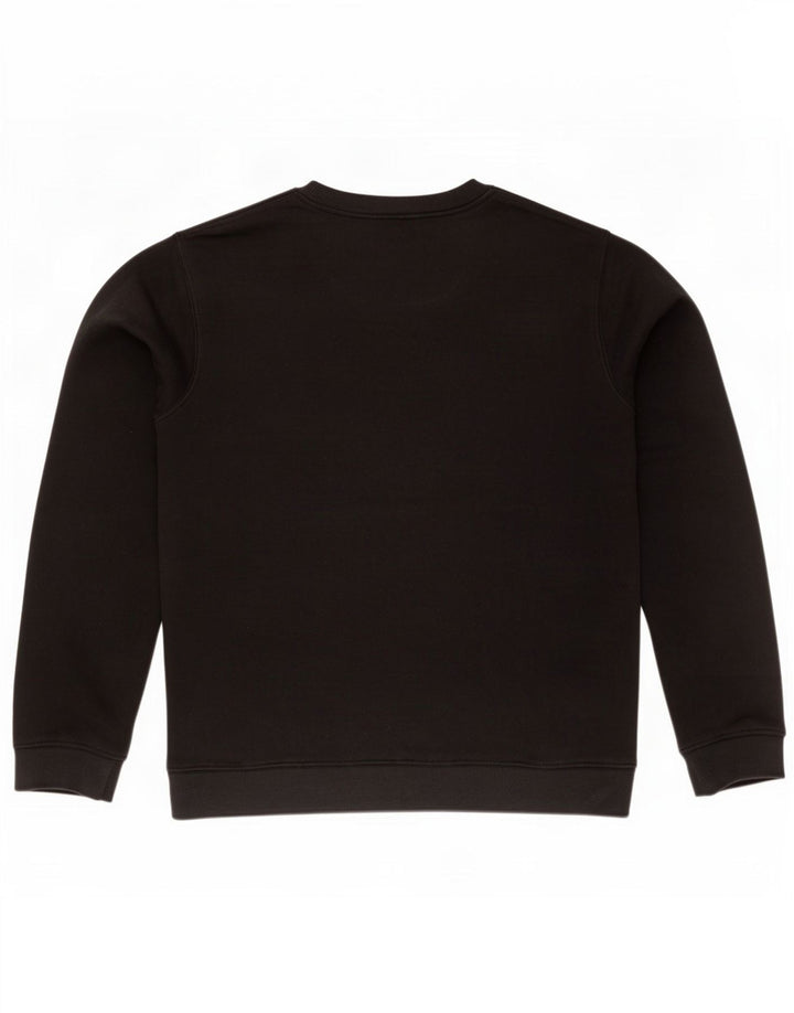 John Lewis Mens Sweatshirt Jumper UK 38 Medium Black Polyester