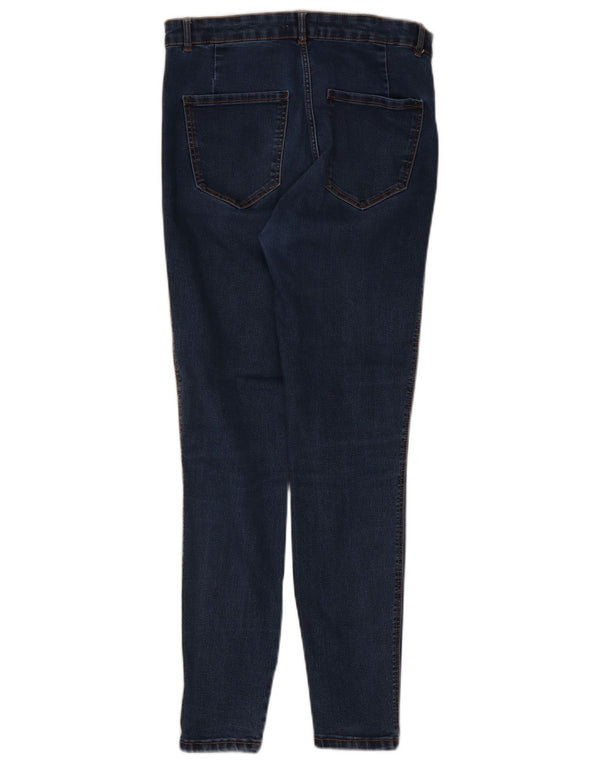 Zara Womens Trafaluc High Waist Skinny Jeans EU 42 Large W32 L28 Blue