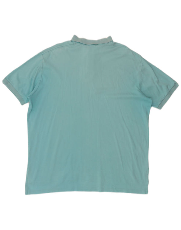 POLO RALPH LAUREN Mens Polo Shirt XL Turquoise Cotton