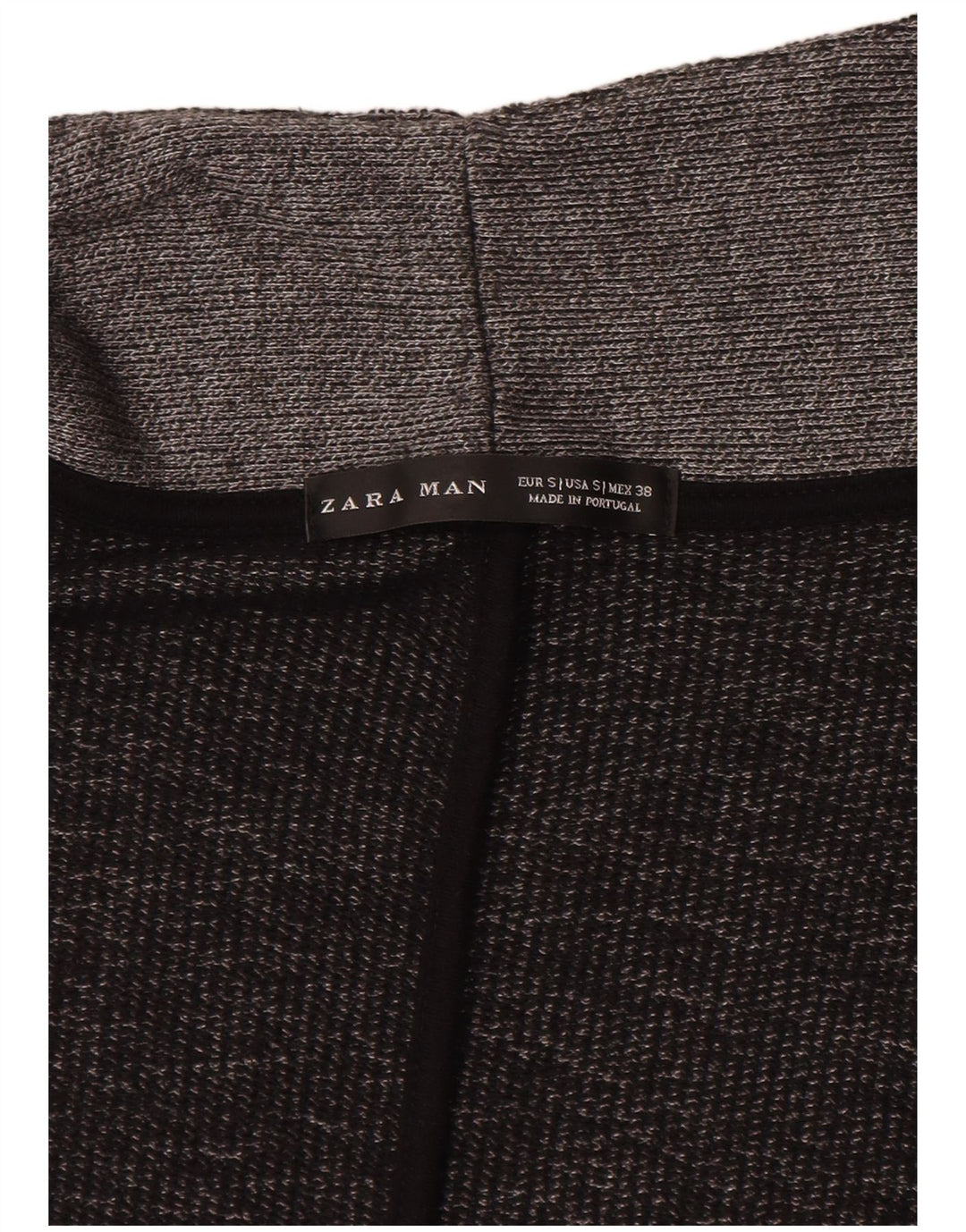 Zara Mens Cardigan Sweater Small Grey
