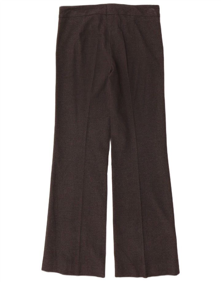 Sisley Womens Bootcut Suit Trousers IT 42 Medium W30 L32 Grey Flecked