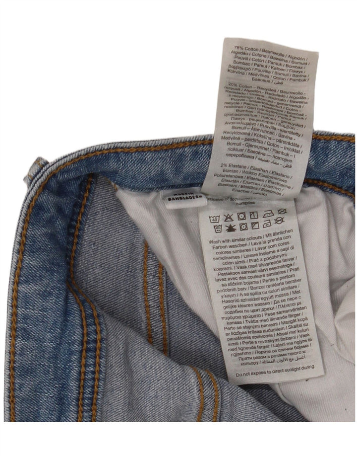 Jack & Jones Womens Slim Jeans W32 L32 Blue Cotton
