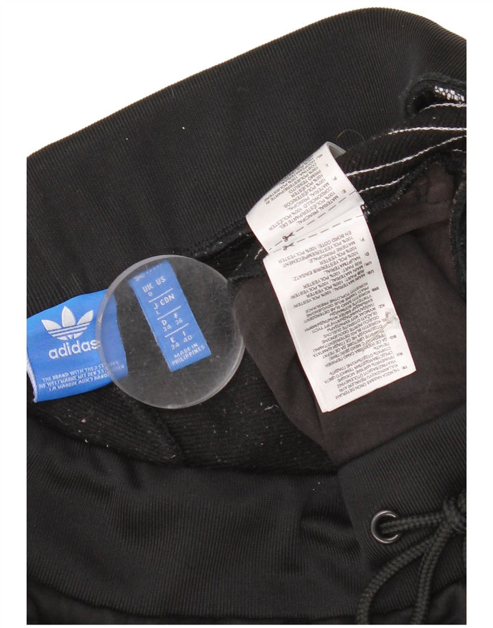 Adidas Womens Tracksuit Trousers Joggers UK 8 Small  Black Polyester