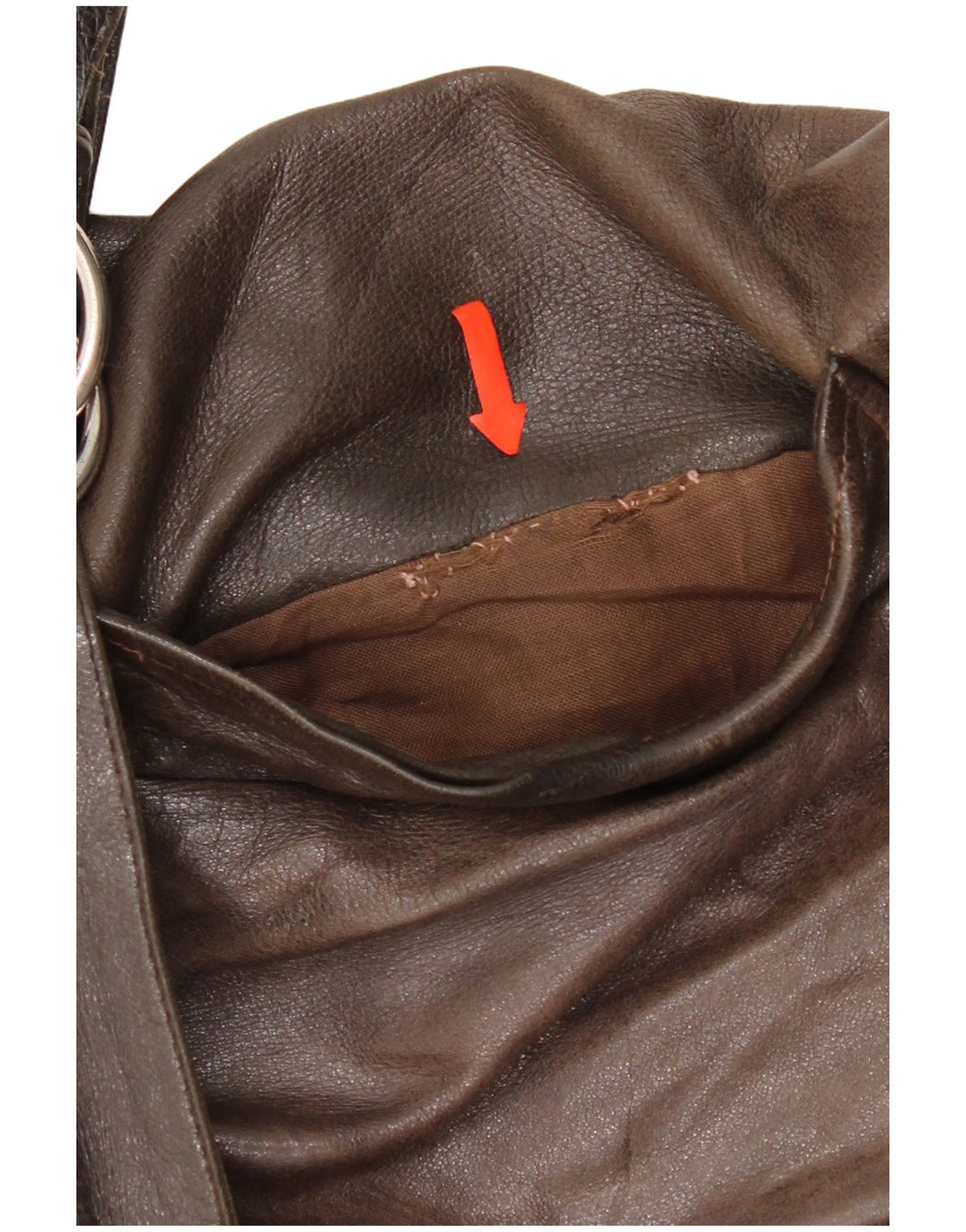 Vintage Mens Leather Jacket UK 42 XL Brown Leather