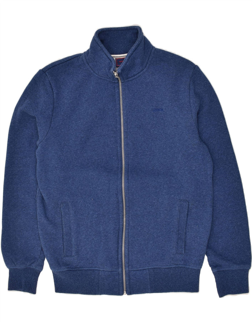 SUPERDRY Mens Tracksuit Top Jacket Medium Blue Cotton | Vintage Superdry | Thrift | Second-Hand Superdry | Used Clothing | Messina Hembry 