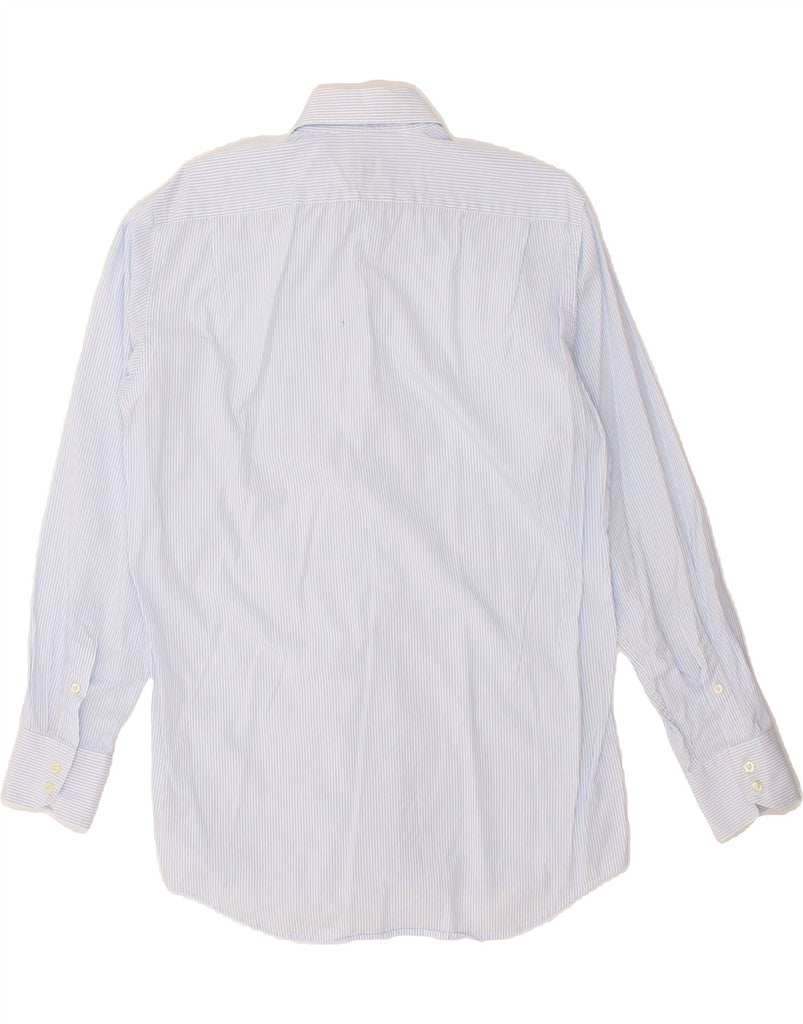LACOSTE Mens Shirt Size 39 Medium Blue Striped Cotton Vintage Lacoste and Second-Hand Lacoste from Messina Hembry 