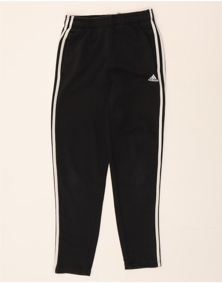 Adidas Mens Tracksuit Trousers Small  Black Cotton