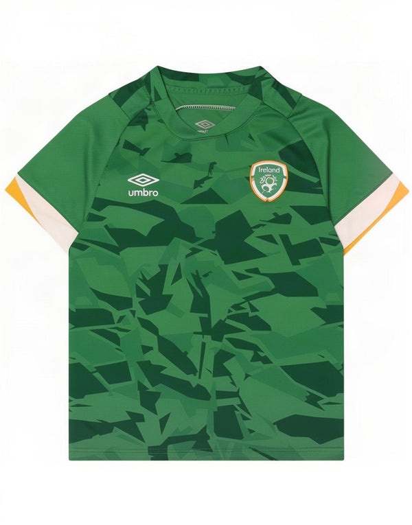 Umbro Boys Graphic T-Shirt Top 9-10 Years Green Camouflage Polyester