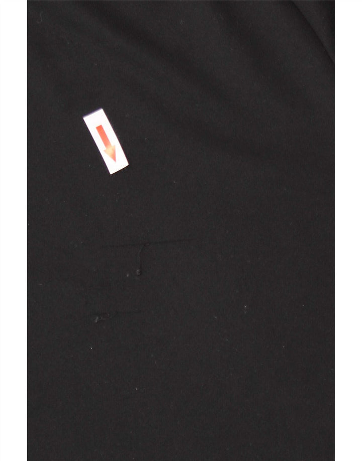 Adidas Mens Climalite T-Shirt Top Large Black Colourblock Polyester